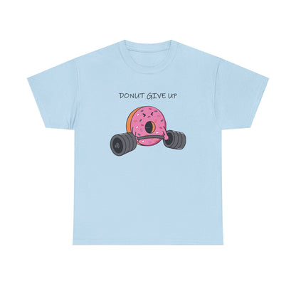 Donut Give Up Cotton T-shirt