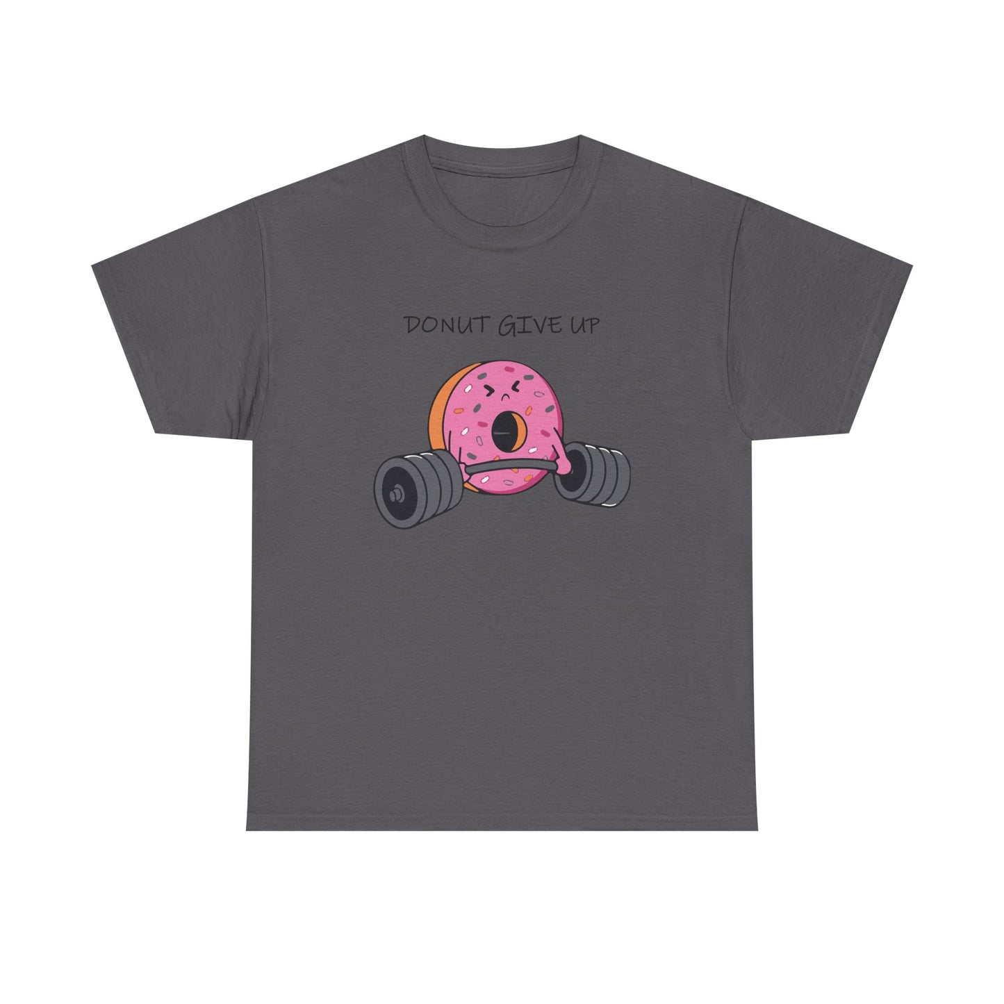 Donut Give Up Cotton T-shirt