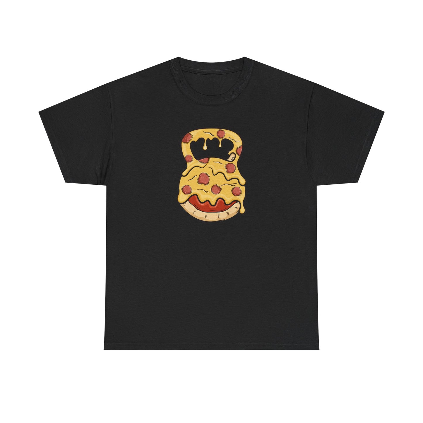 pizza kettlebell Cotton T-shirt