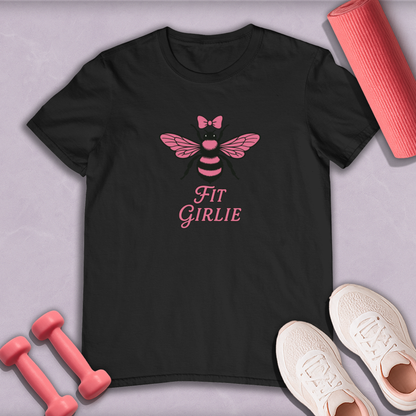 Bee a gym girlie Cotton T-shirt