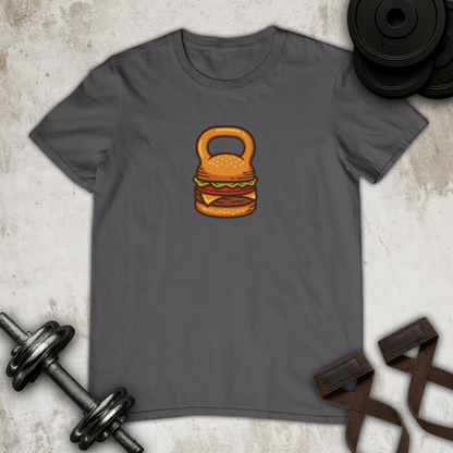 Burger Kettlebell Cotton T-shirt
