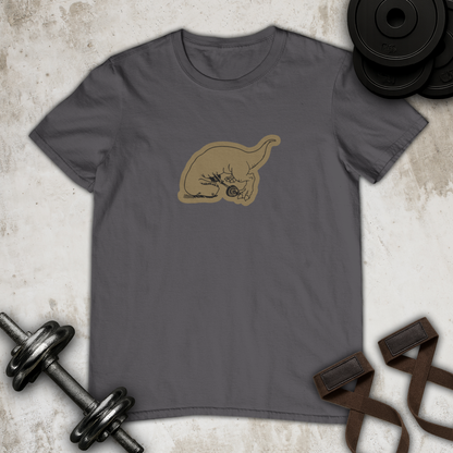 dinasour cannot lift Cotton T-shirt
