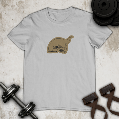 dinasour cannot lift Cotton T-shirt