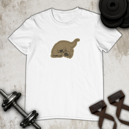 dinasour cannot lift Cotton T-shirt