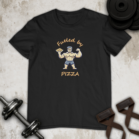 Fueled By Pizza Cotton T-shirt