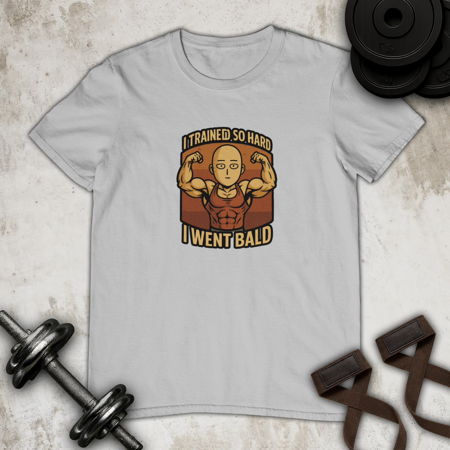 I went bald Cotton T-shirt
