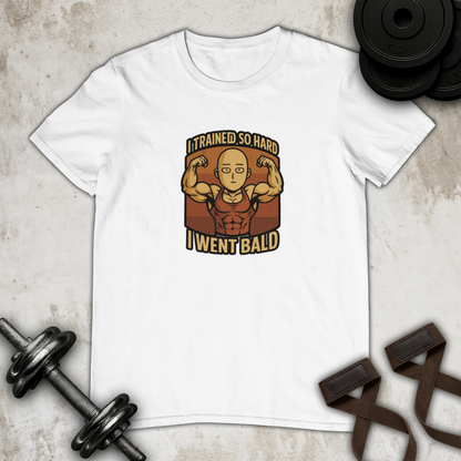 I went bald Cotton T-shirt