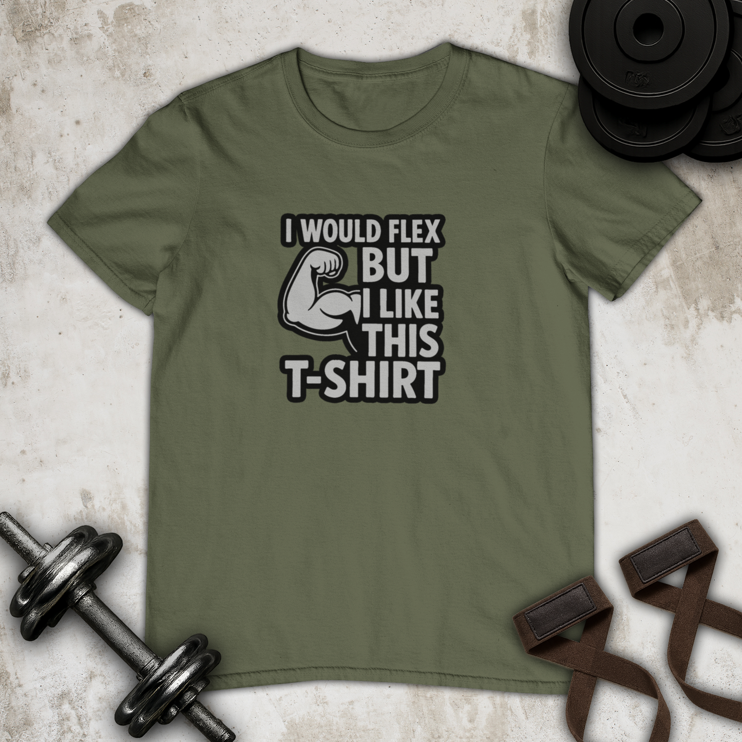 I would flex Cotton T-shirt