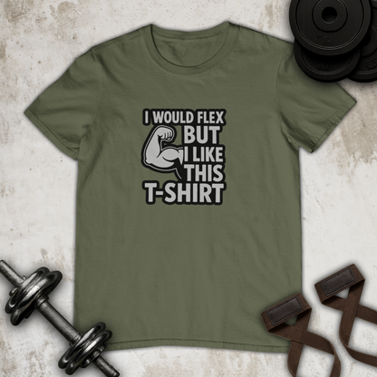 I would flex Cotton T-shirt