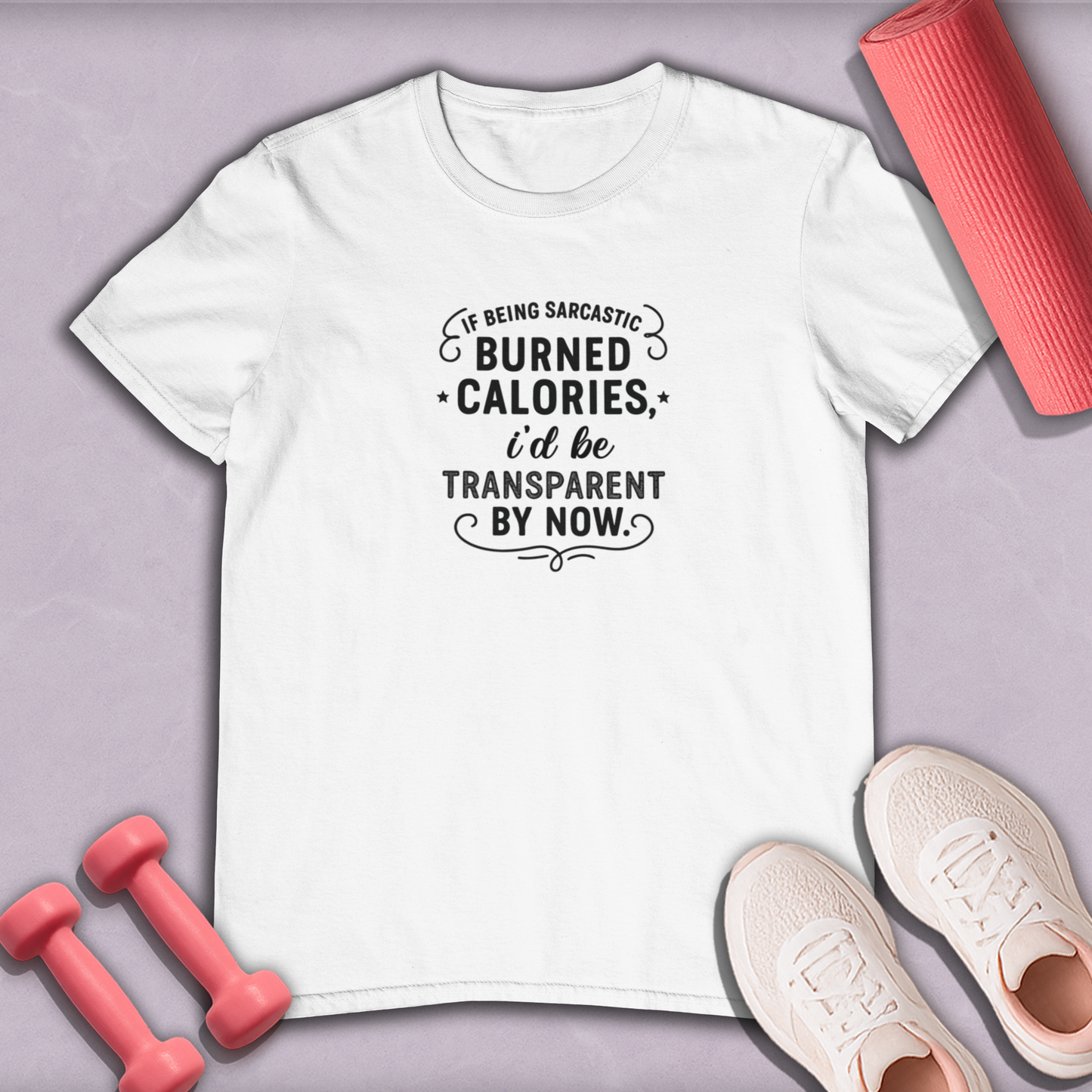 I'd be transparent by now Cotton Tee
