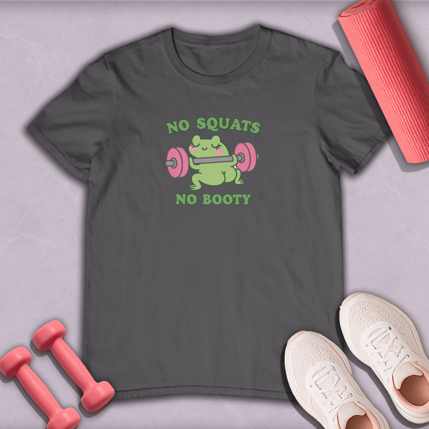 No Squats No Booty Cotton Tee