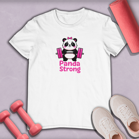 Panda the lifter Cotton Tee