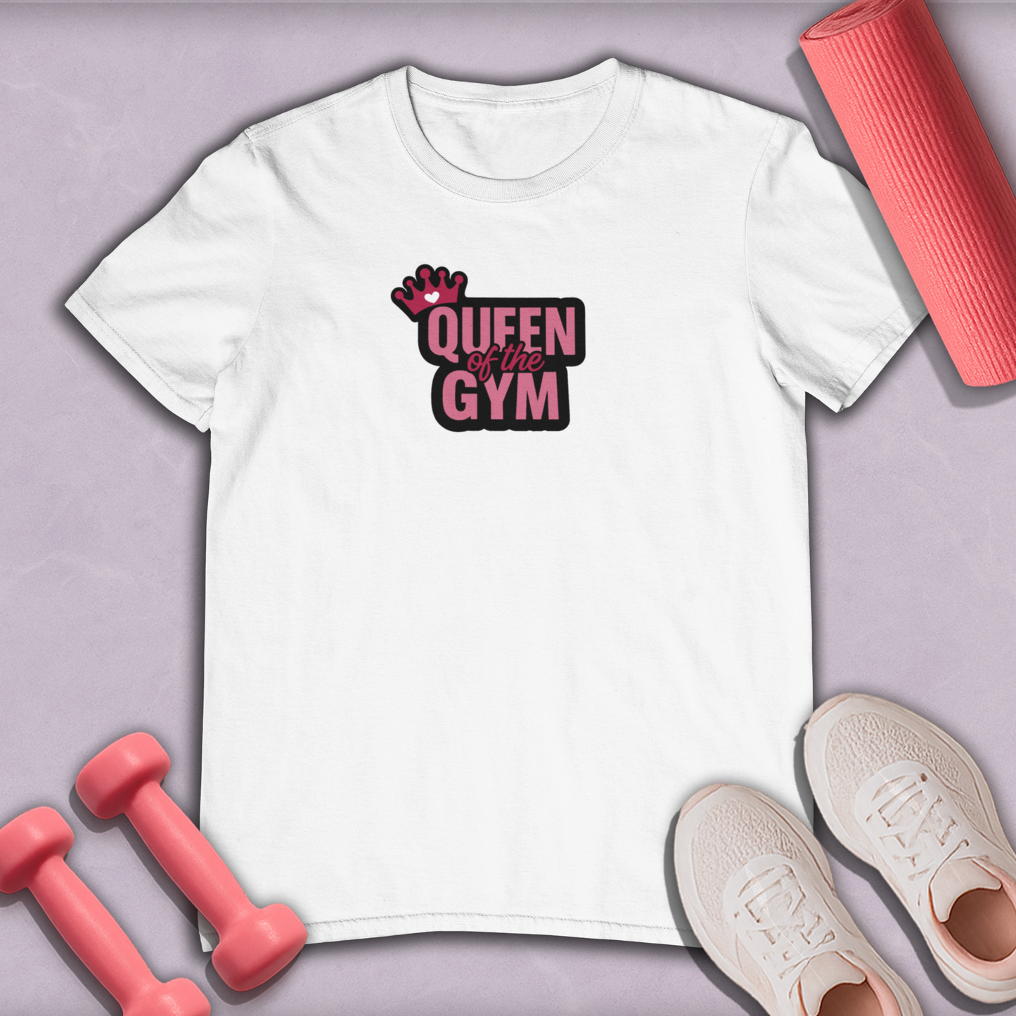 Queen Of The Gym Cotton Tee