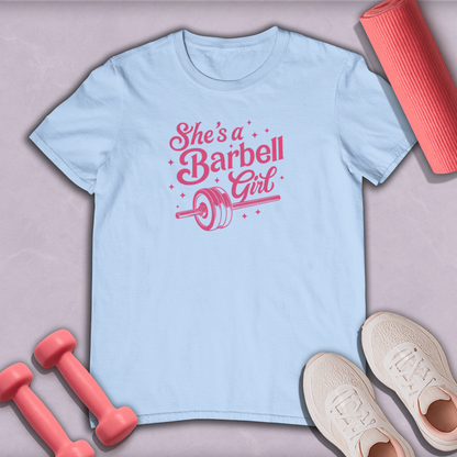 She's a barbell girl Cotton Tee