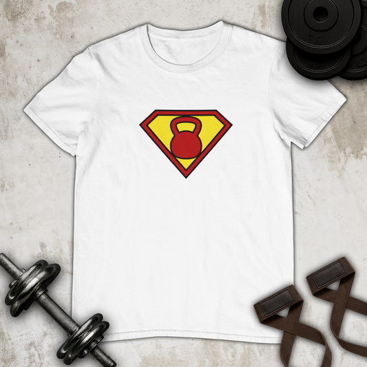 Superman Kettlebell Cotton T-shirt