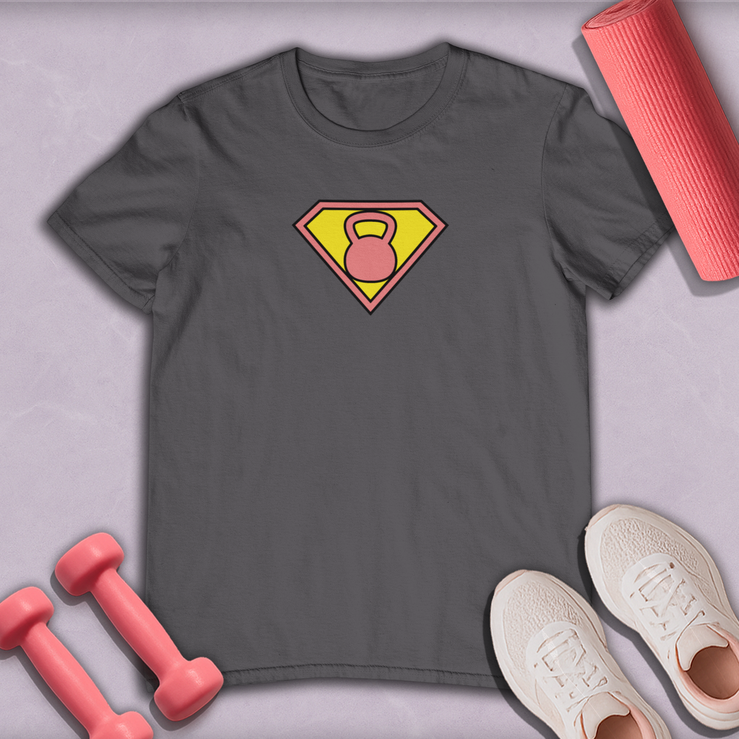 Superwoman kettlebell Cotton Tee