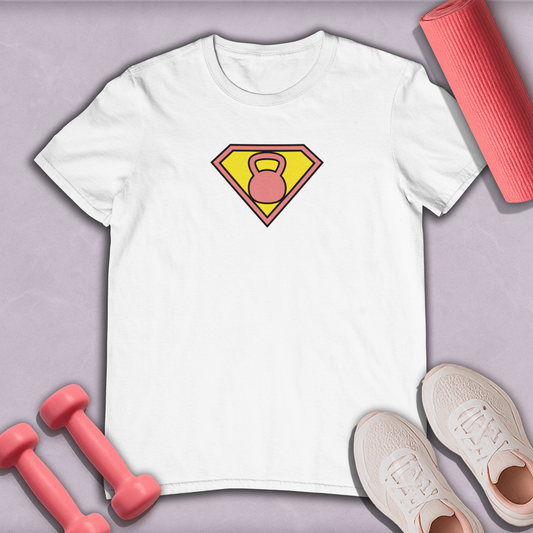 Superwoman kettlebell Cotton Tee