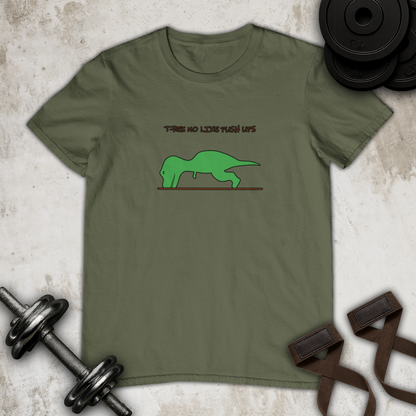 T-rex no like push ups Cotton T-shirt