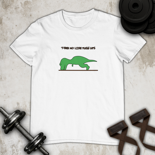 T-rex no like push ups Cotton T-shirt