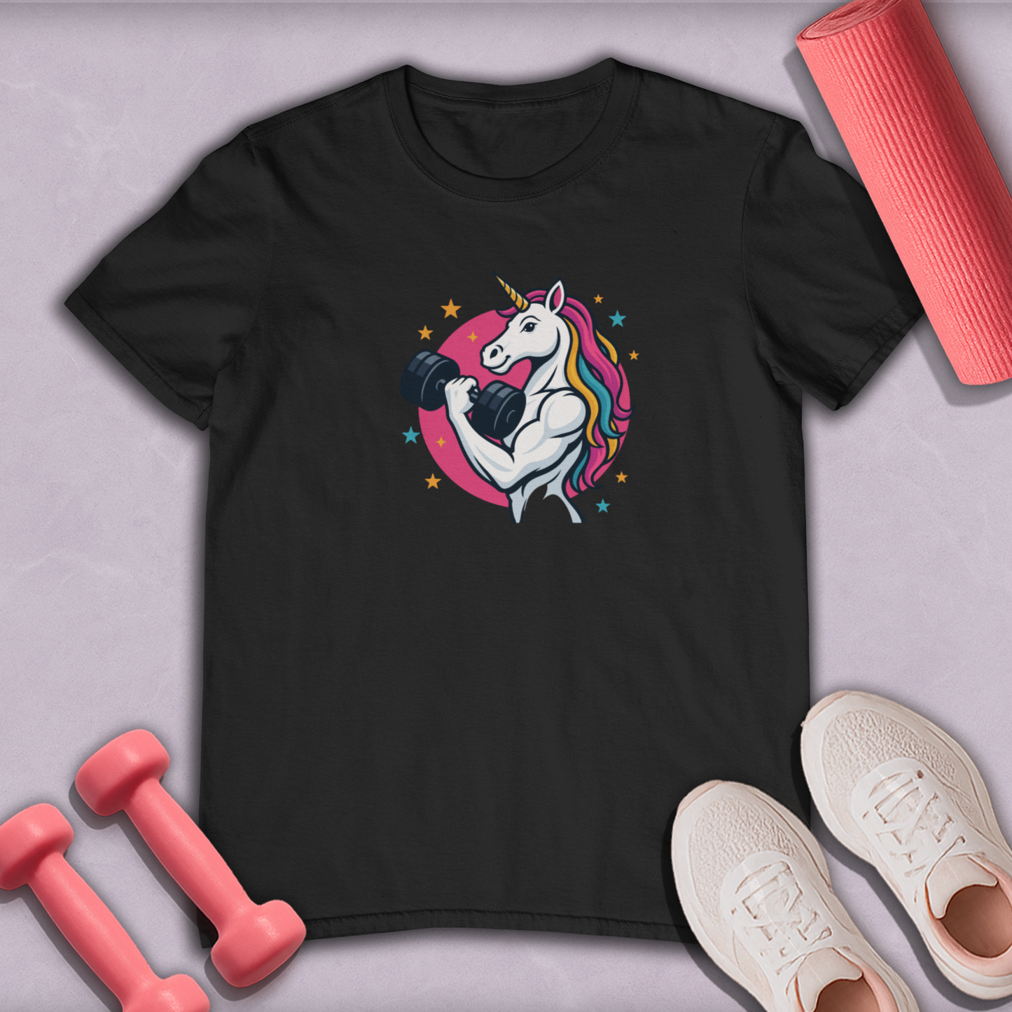 Unicorn the lifter Cotton Tee