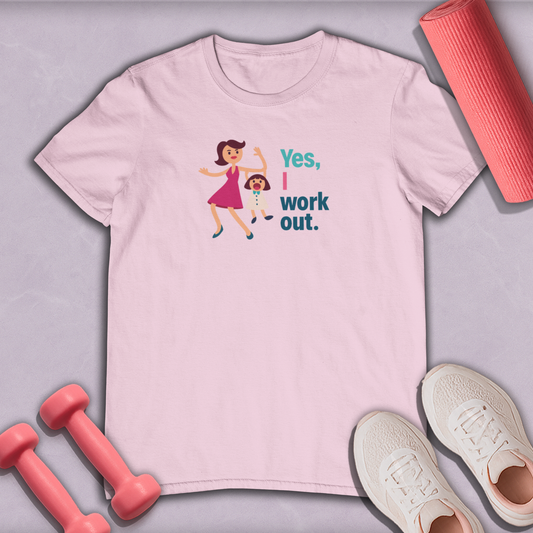Yes i work out Cotton Tee