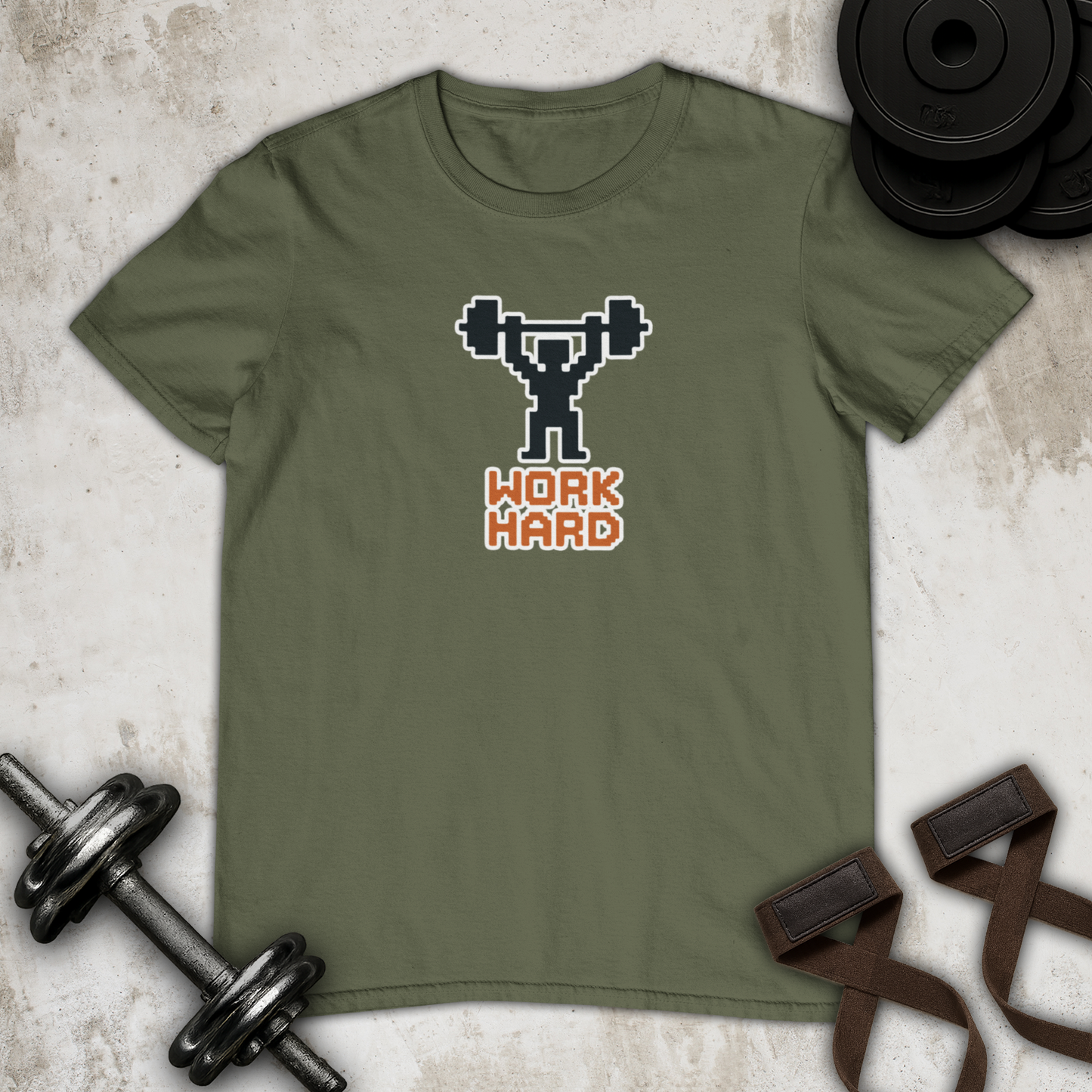pixeled lifter Cotton T-shirt