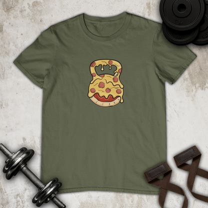 pizza kettlebell Cotton T-shirt